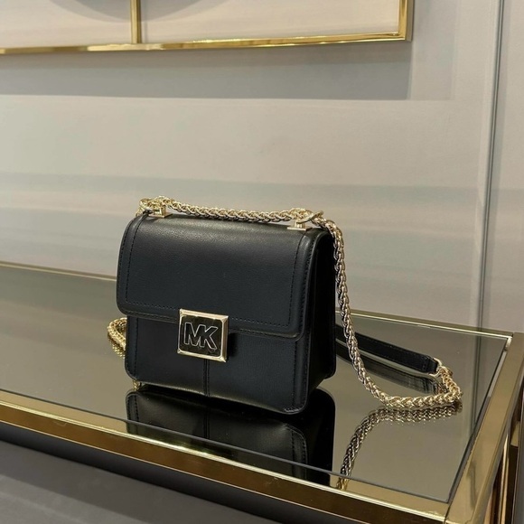 MICHAEL KORS Handbag Leather Shoulder Crossbody Bag Chain - Picture 13 of 15